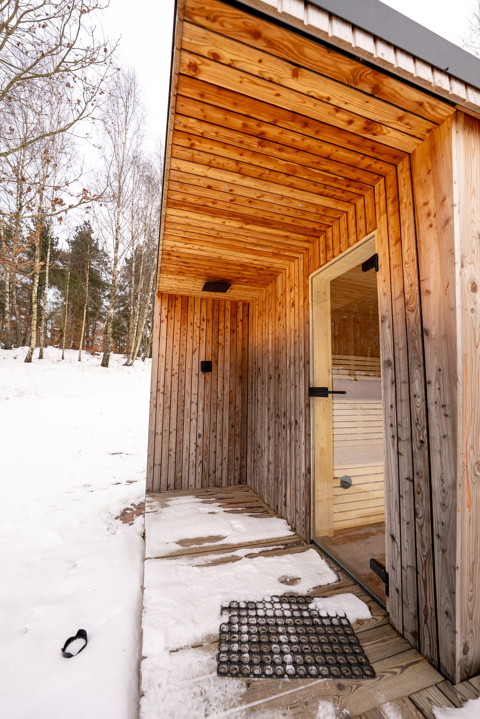 Sauna ogrodowa 240x575 z prysznicem - zdjęcie 4